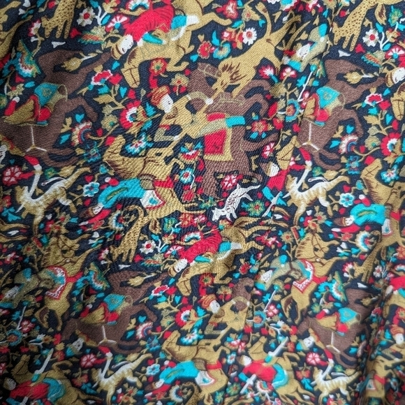 Baldanza vintage silk skirt sz 6 - Picture 8 of 8